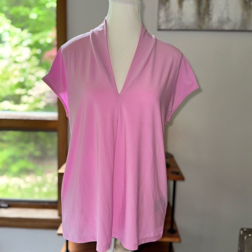 Buffalo David Bitton Ladies' V-Neck Comfort Fit Cap Sleeves Blouse